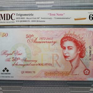 1972-2022 Trigometric , 50th Anniversary - "Commemorative" 《 MDC Graded 67 GPQ 》