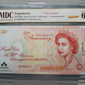 1972-2022 Trigometric , 50th Anniversary - "Commemorative" 《 MDC Graded 69 GPQ 》