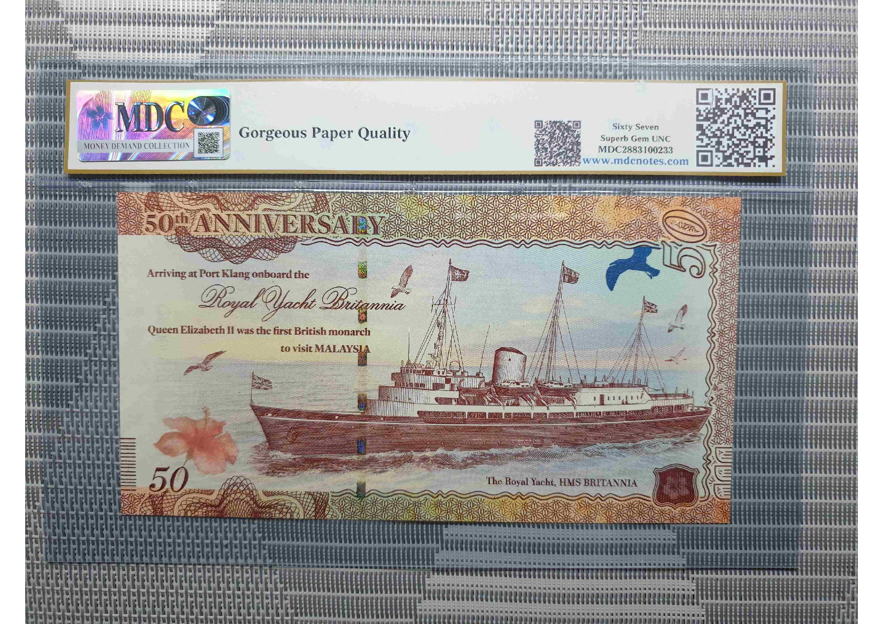 1972-2022 Trigometric , 50th Anniversary - "Commemorative" 《 MDC Graded 67 GPQ 》 - Image 2