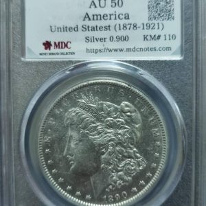1890-S ( America ) $1《MDC Graded AU 50》