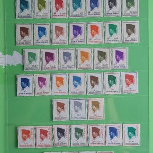1964-66 Ineonesia - President Sukarno 1 to 80 sen (12v)+1 to 500 Rupiah (39v) 《MDC Graded 65 GPQ/USED》