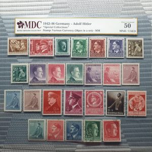 1942-46 Germany - Adolf Hitler《 MDC Graded 50 MNH / USED 》