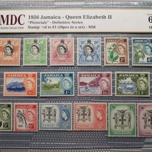 1956 Jamaica - Queen Elizabeth II ½d to ￡1 《 MDC Graded 62 MNH 》
