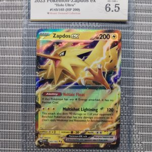 2023 Pokemon-Zapdos ex ( HP 200 )  《 MDC Graded  6.5 EX/NM+》Nanoha Detonation ( 3500 )  《 MDC Graded 8.5 NM/MINT+ 》