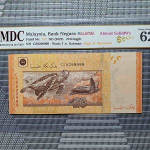 2022 Malaysia 20 Ringgit