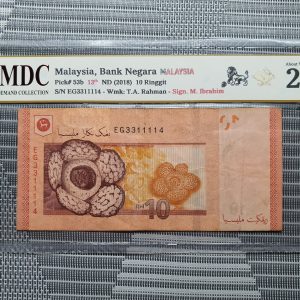 2018 Malaysia 10 Ringgit