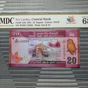 2021 Sri Lanka 20 Rupees