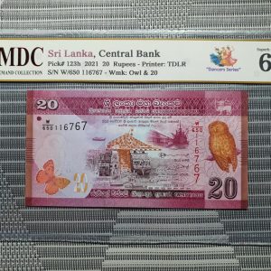 2021 Sri Lanka 20 Rupees