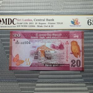 2021 Sri Lanka 20 Rupees