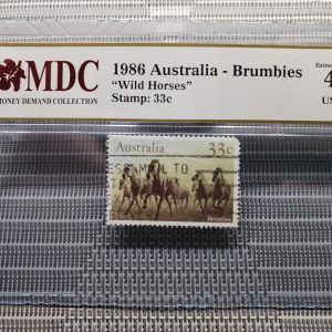 1986 Australia - Brumbies 33c  《 MDC Graded 40 USED 》