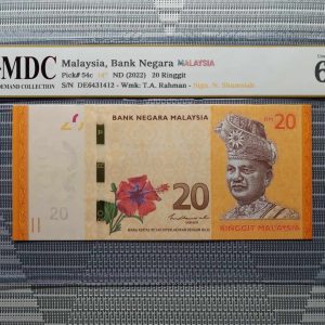 2022 Malaysia 20 Ringgit