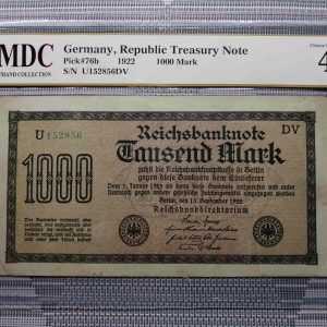 1922 Germany 1000 Mark