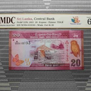 2021 Sri Lanka 20 Rupees