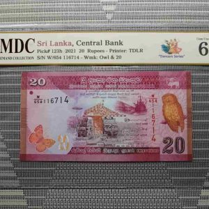 2021 Sri Lanka 20 Rupees