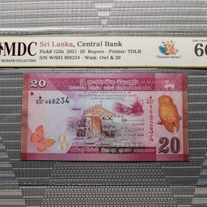 2021 Sri Lanka 20 Rupees