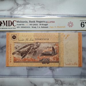 2022 Malaysia 20 Ringgit
