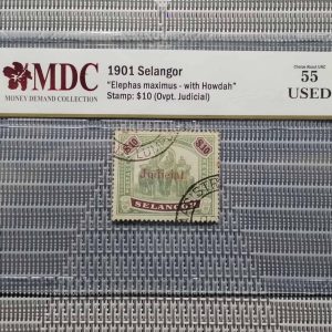 1901 Selangor $10