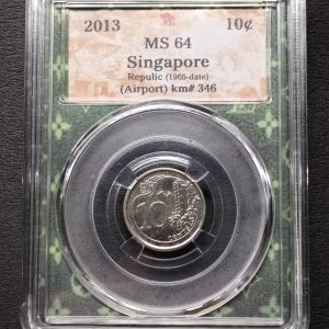 2013 Singapore 10 Cents