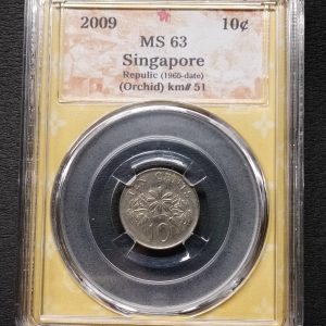2009 Singapore 10 Cents