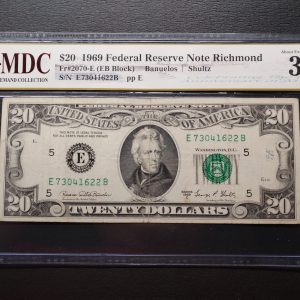 1969 American 20 Dollars