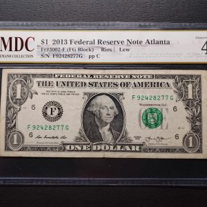 2013 American 1 Dollar