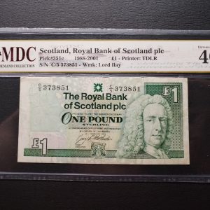 1988-2001 Scotland ￡1