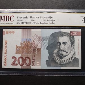 2001 Slovenia 200 Tolarjev