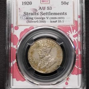 1920 Straits Settlements 50c