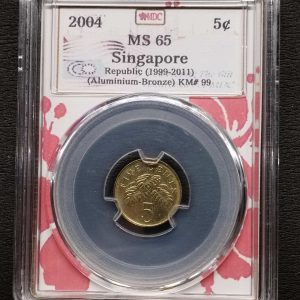 2004 Singapore 5 cent