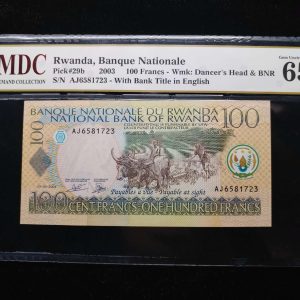 2003 Rwanda 100 Francs