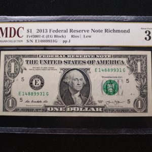 2013 American 1 Dollar