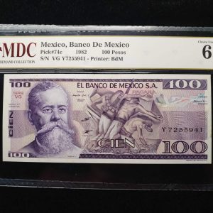 1982 Mexico 100 Pesos