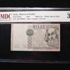 1982 Italy 1000 Lire