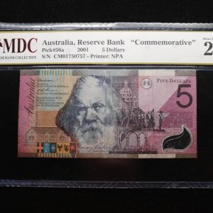 2001 Australia 5 Dollars