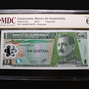 2012 Guatemala 1 Quetzal