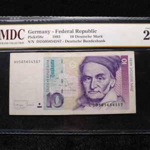 1993 Germany 10 Deutsche mark