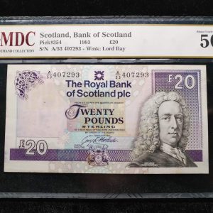 1993 Scotland ￡20