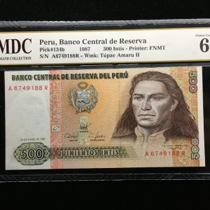 1987 Peru 500 Intis
