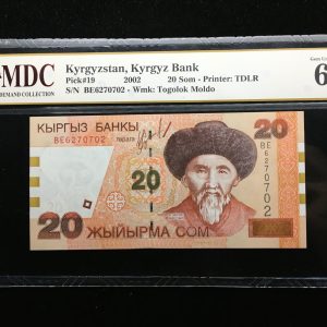 2002 Kyrgyzstan 20 Som