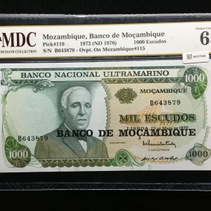 1972 Mozambique 1000 Escudos