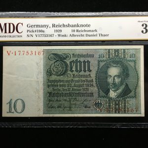 1929 Germany 10 Reichsmark