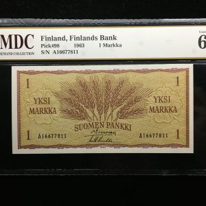 1963 Finland 1 Markka