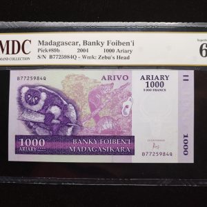 2004 Madagascar 1000 Ariary