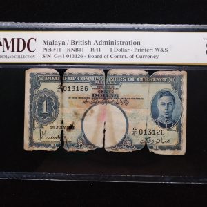1941 Malaya 1 Dollar