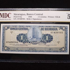1968 Nicaragua 1 Cordoba