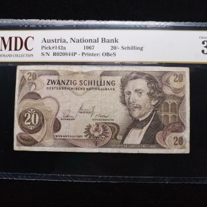 1967 Austria 20/- Shillings