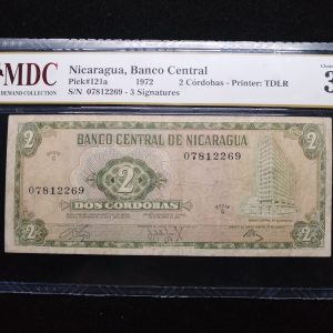 1972 Nicaragua 2 Cordobas