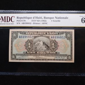 1919 Republique 1 Gourde