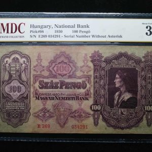 1930 Hungary 100 Pengo
