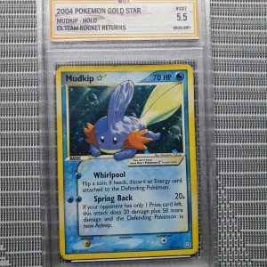 2004 Pokmon Gold Star Mudkip 《MDC Graded 5.5 》
